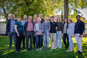 Group photo of HospiBot partner meeting